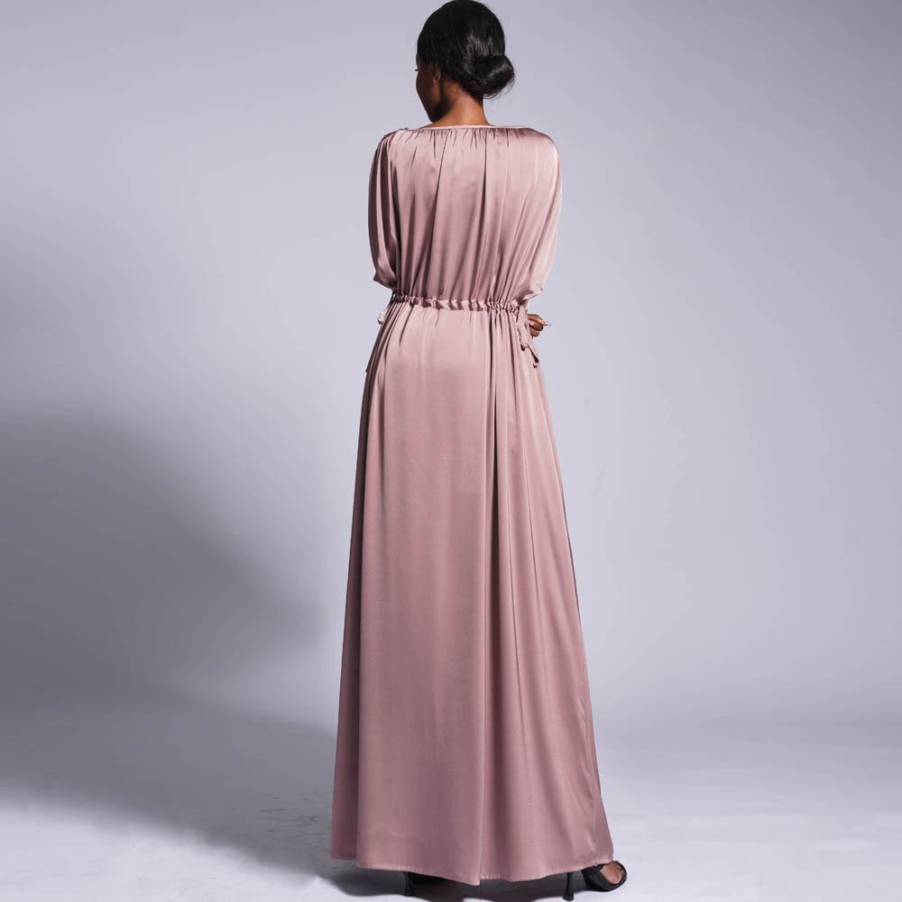 HAYA HAYA0435 Temperament Solid Color Raglan Dress