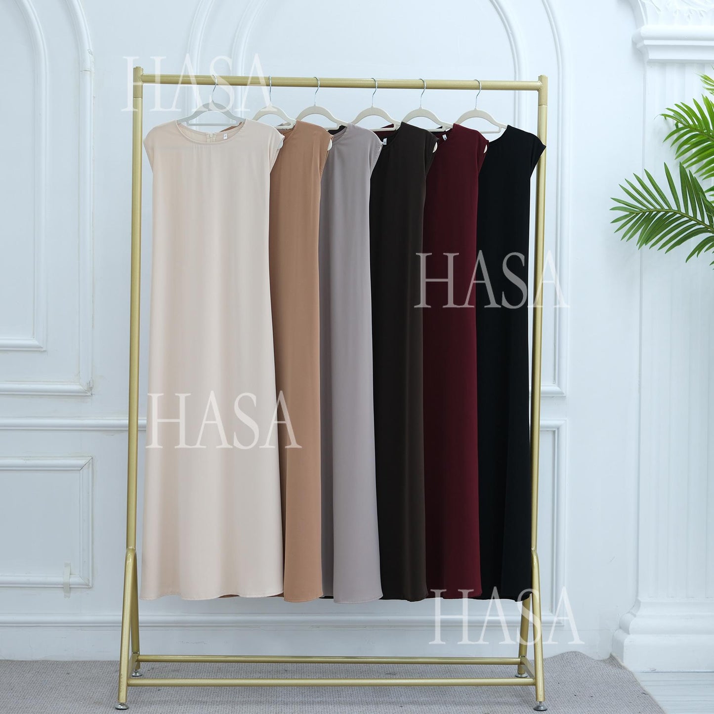 HA6470 Sleeveless Long Dress with Adjustable Back Lacing