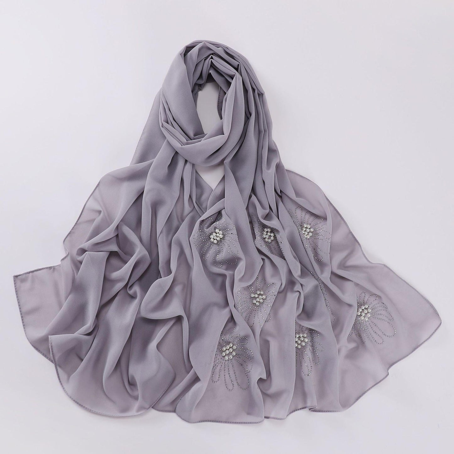 HAYA HA1121 New Chiffon Long Scarf Hijab
