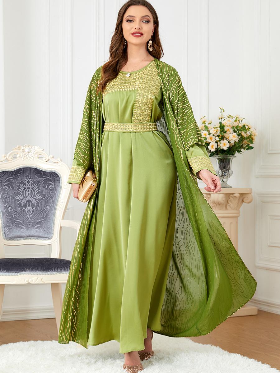 HAYA HAYA1059 2pcs Inner Dress  with Cardigan