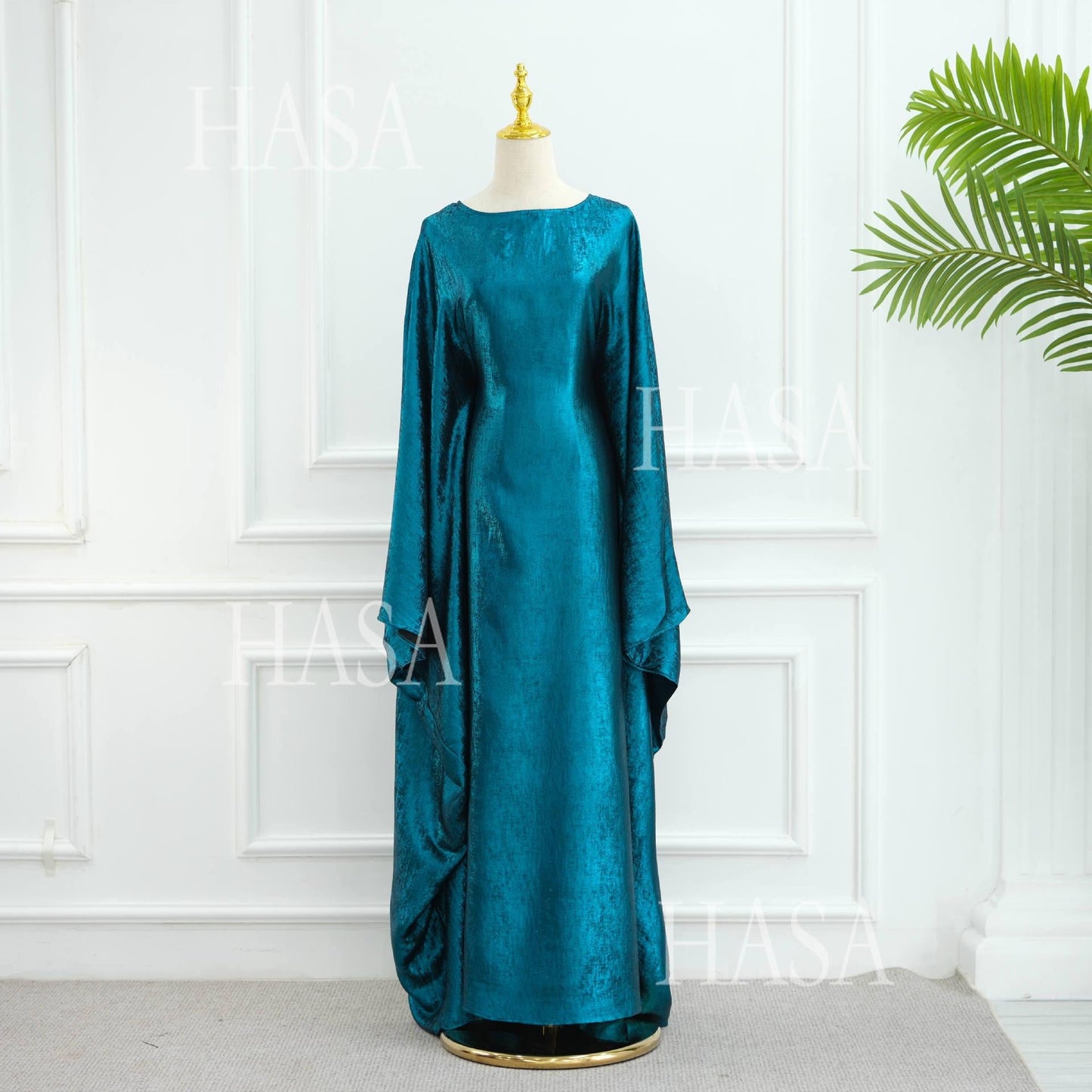 HA5879 Light-sensing Two-piece Dress | with Headscarf Design, The Overall Matching Is More Worry-free