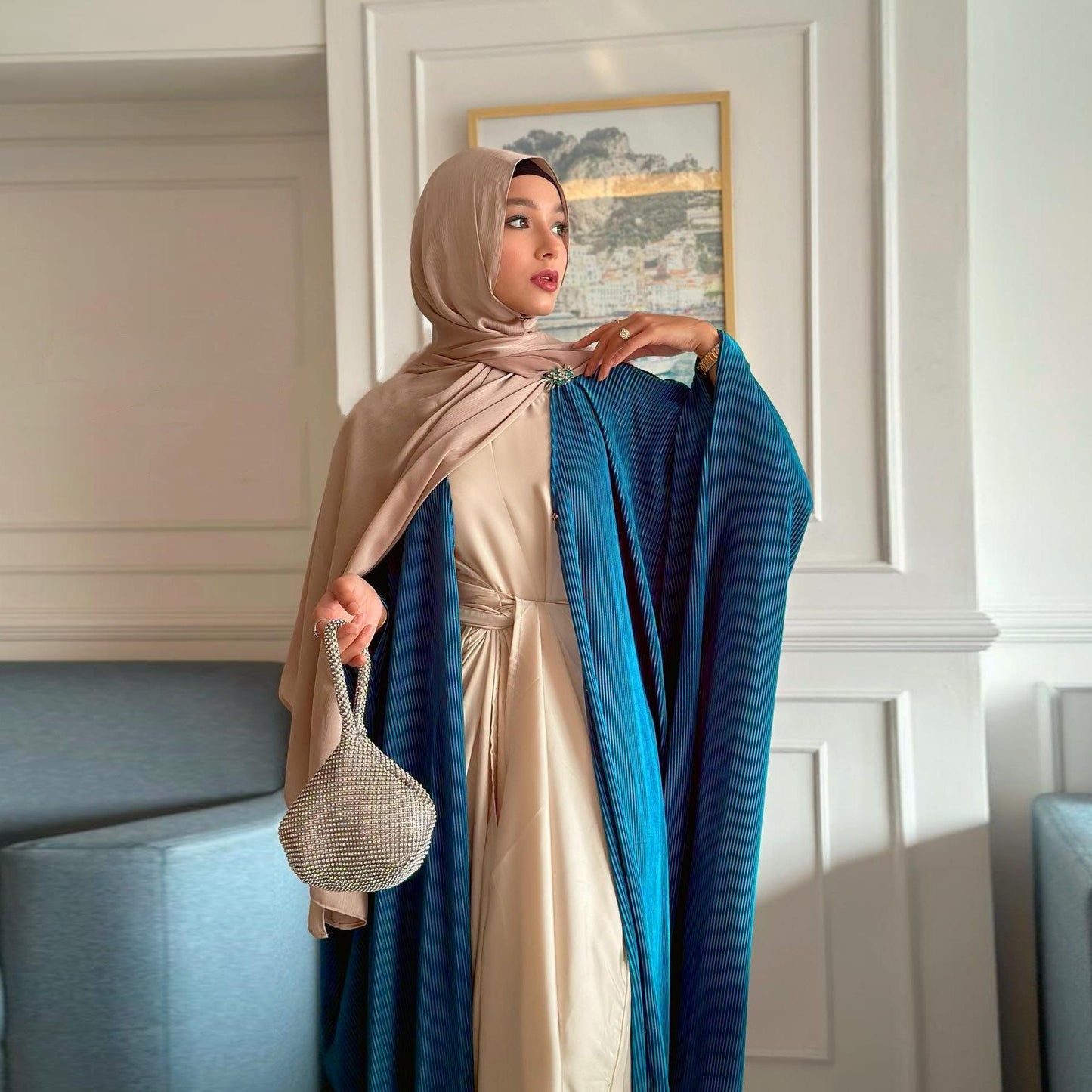 HAYA HAYA1033 Robe Abaya Outwear