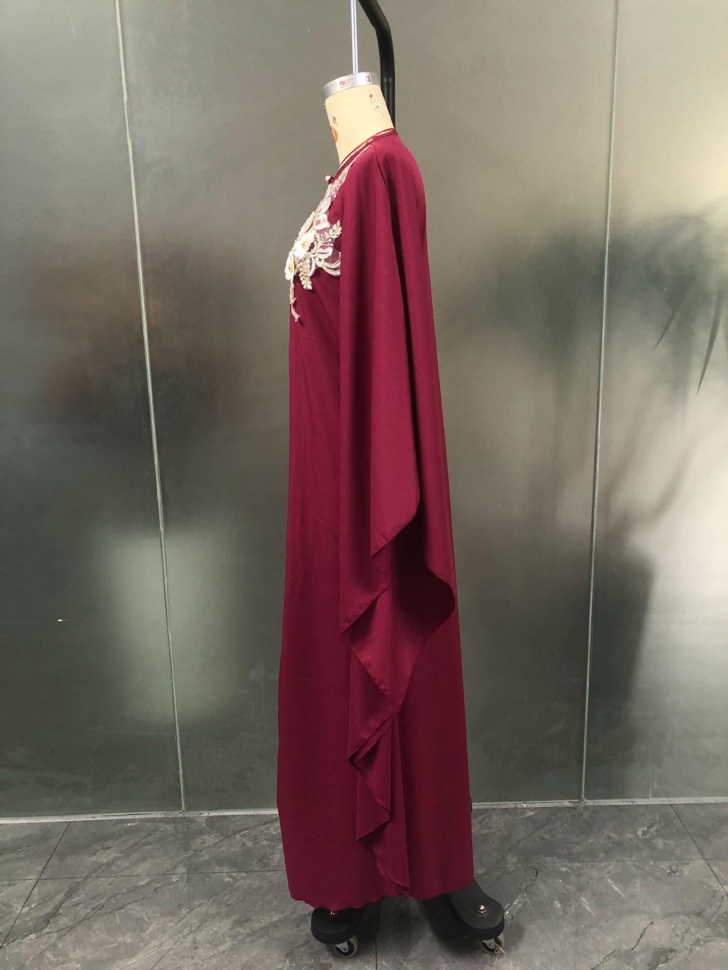 HAYA HAYA1087 New Style Elegant Decal Dress Robe