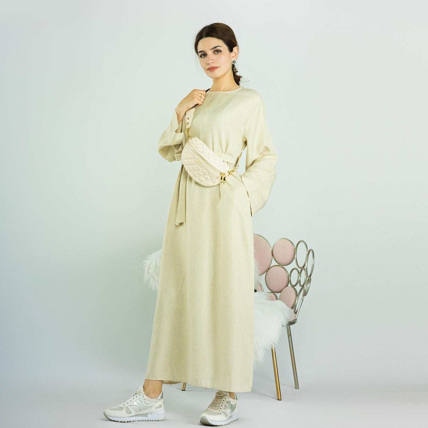HAYA HAYA0710 2pcs Set Cardigan+Inner Dress
