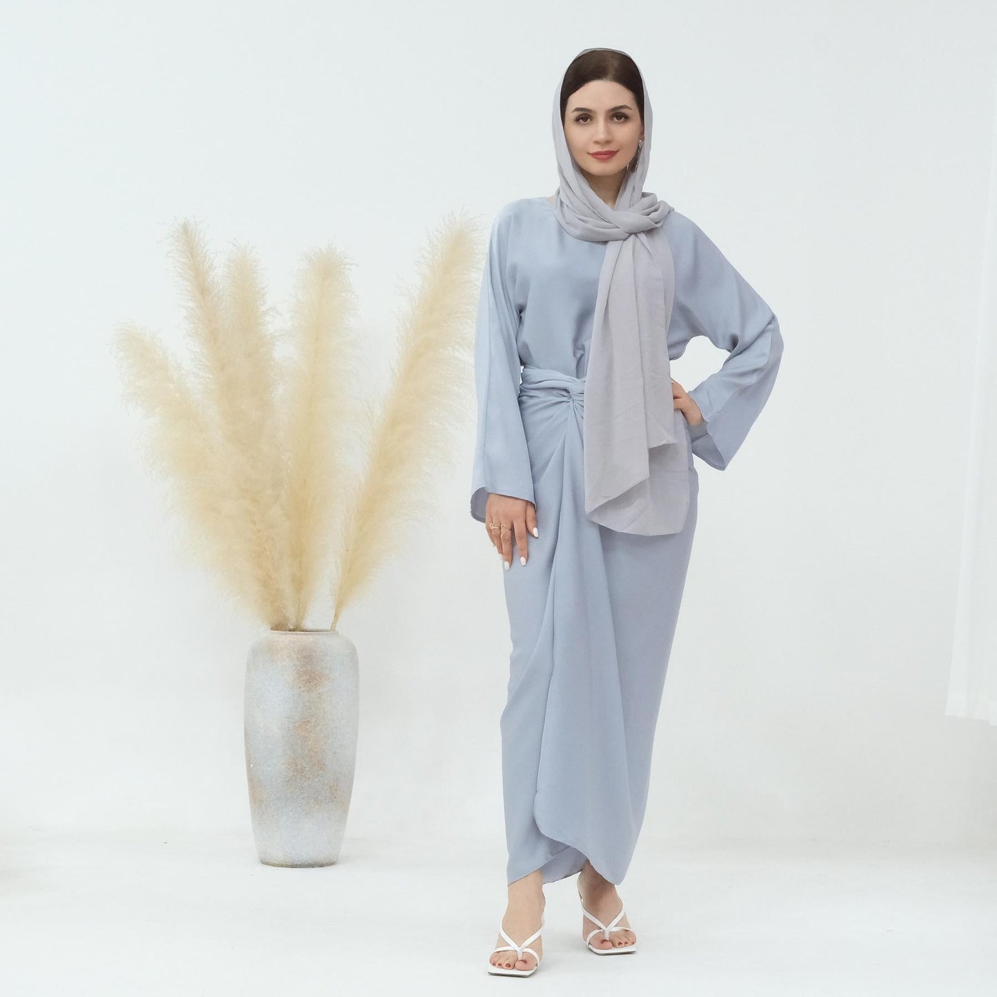 HAYA HAYA1010 2PCS Set Fashion Top and Skirt