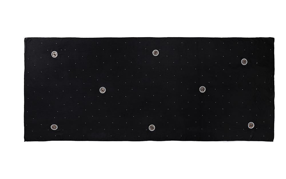 HAYA HA1126 Pearl Chiffon Baotou Scarf