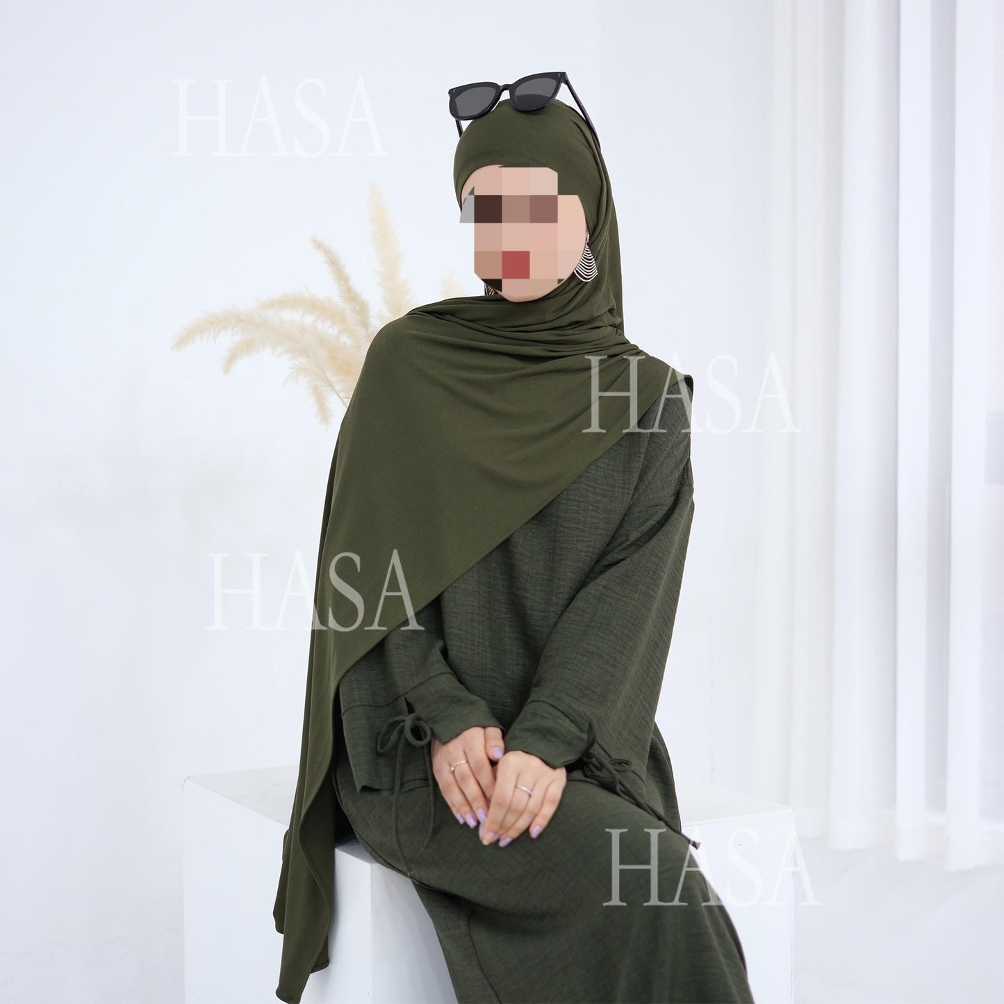 HA6554 Plain Modal Cotton Scarf with Lightweight Comfort