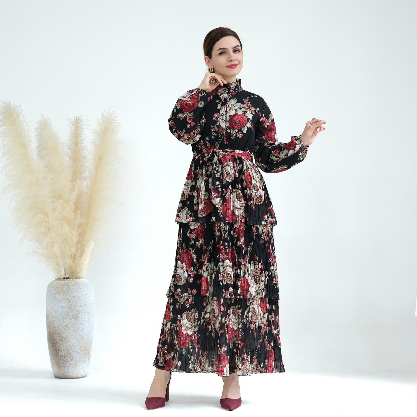HAYA HAYA1008 Pure Beauty Printed Dress