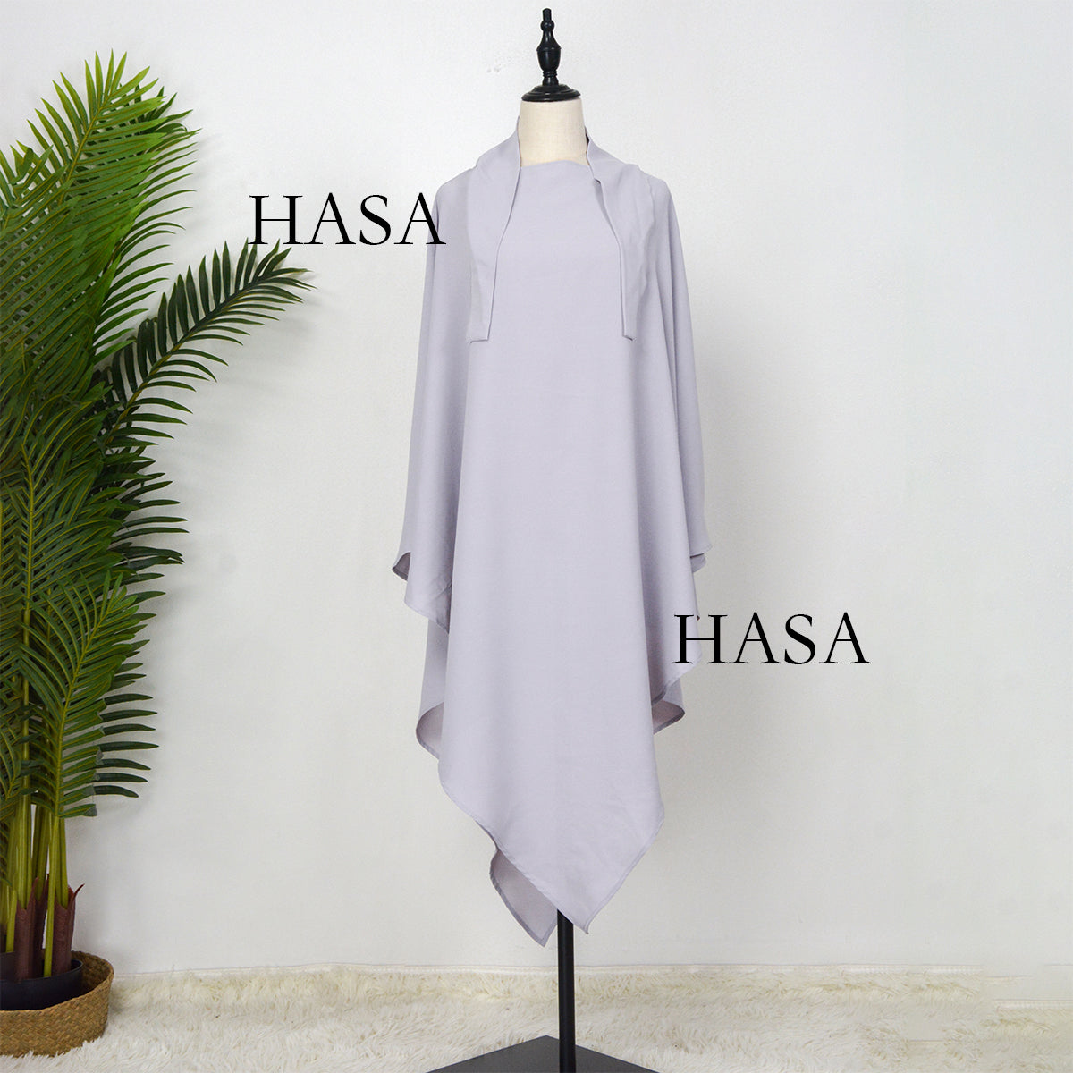 HAYAJ01 Muslim ICE SILK CREPE Khimar