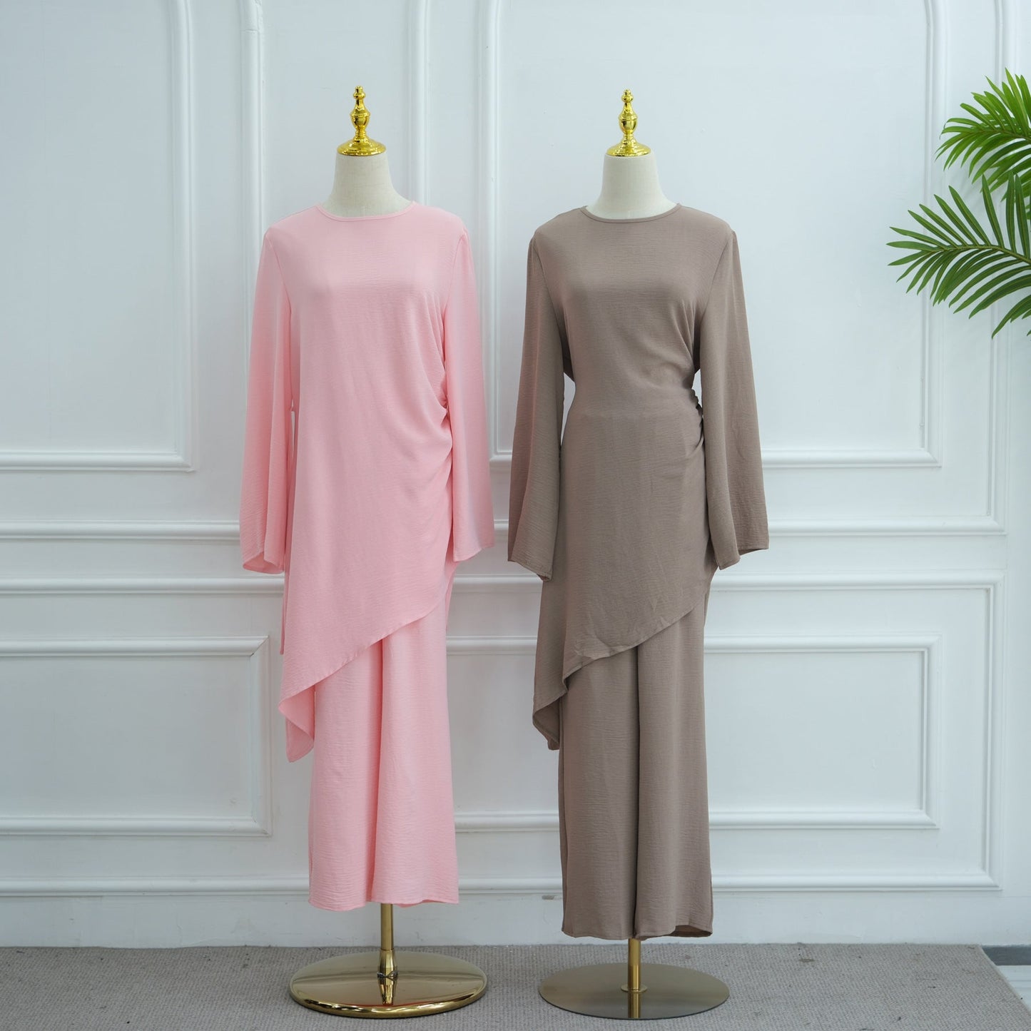 HA6606 Asymmetrical two-piece tunic (with optional headscarf)