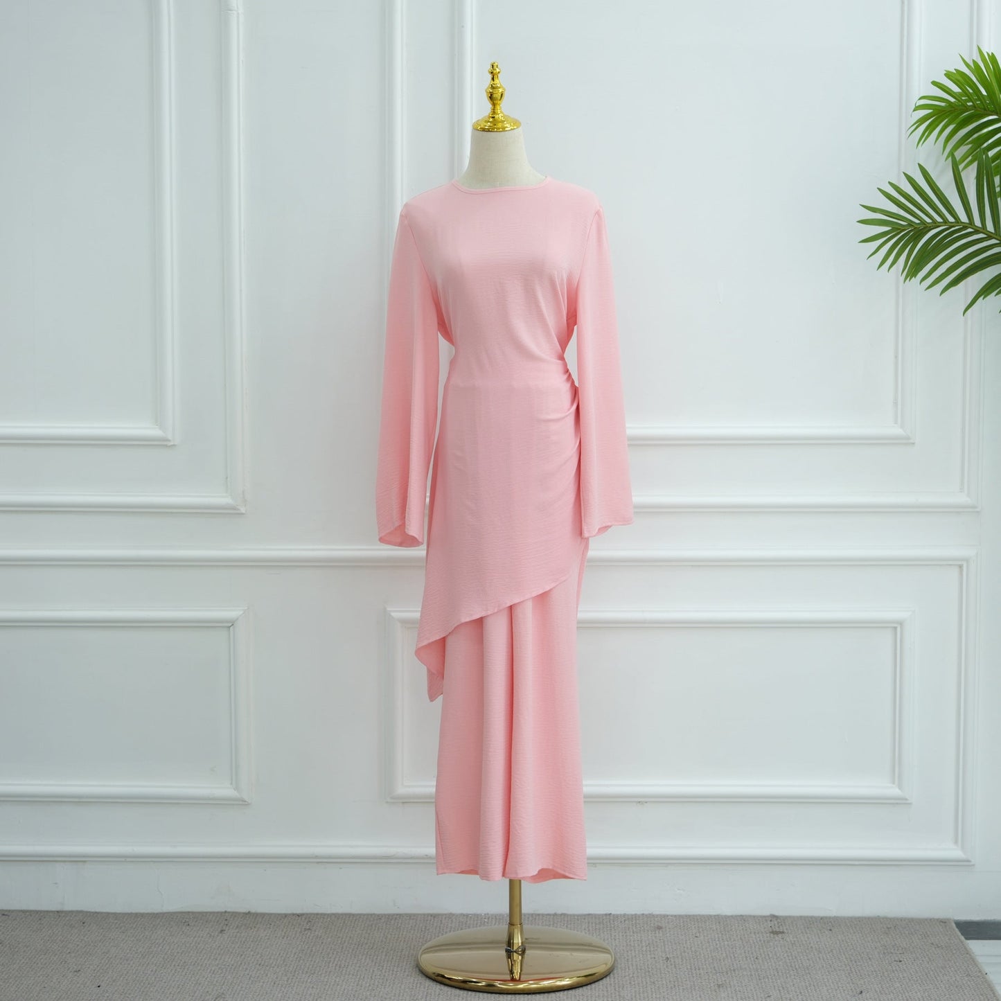 HA6606 Asymmetrical two-piece tunic (with optional headscarf)