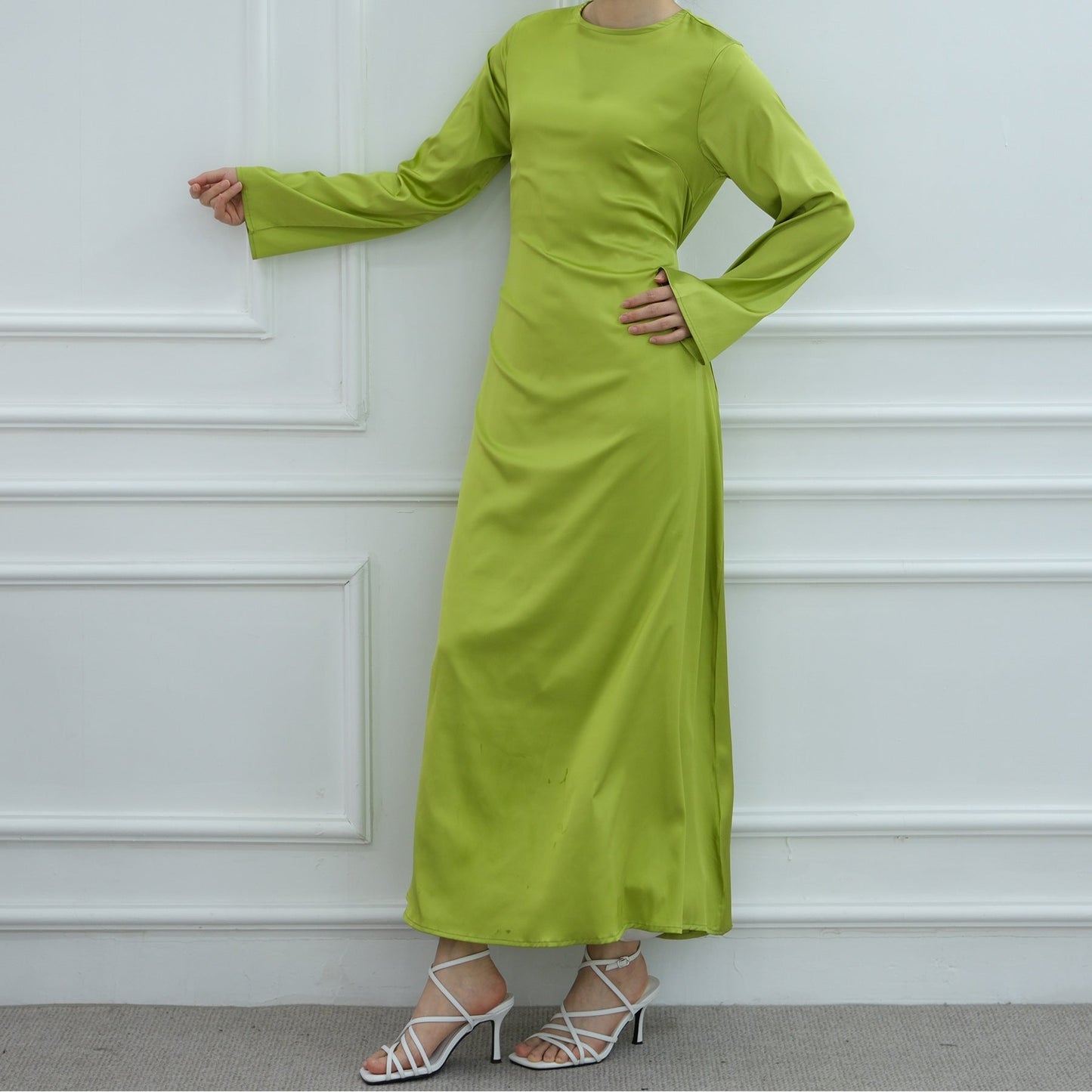 HA6628 Multi-color Simple Solid Color Robe Inner Wear