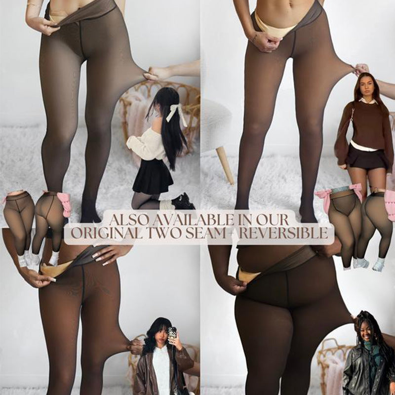 HA6675 Wool-lined fleece-lined tights