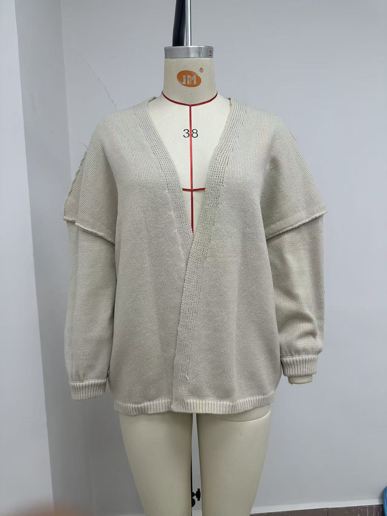 HA6673 Knitted Top Casual Loose-fitting Cardigan