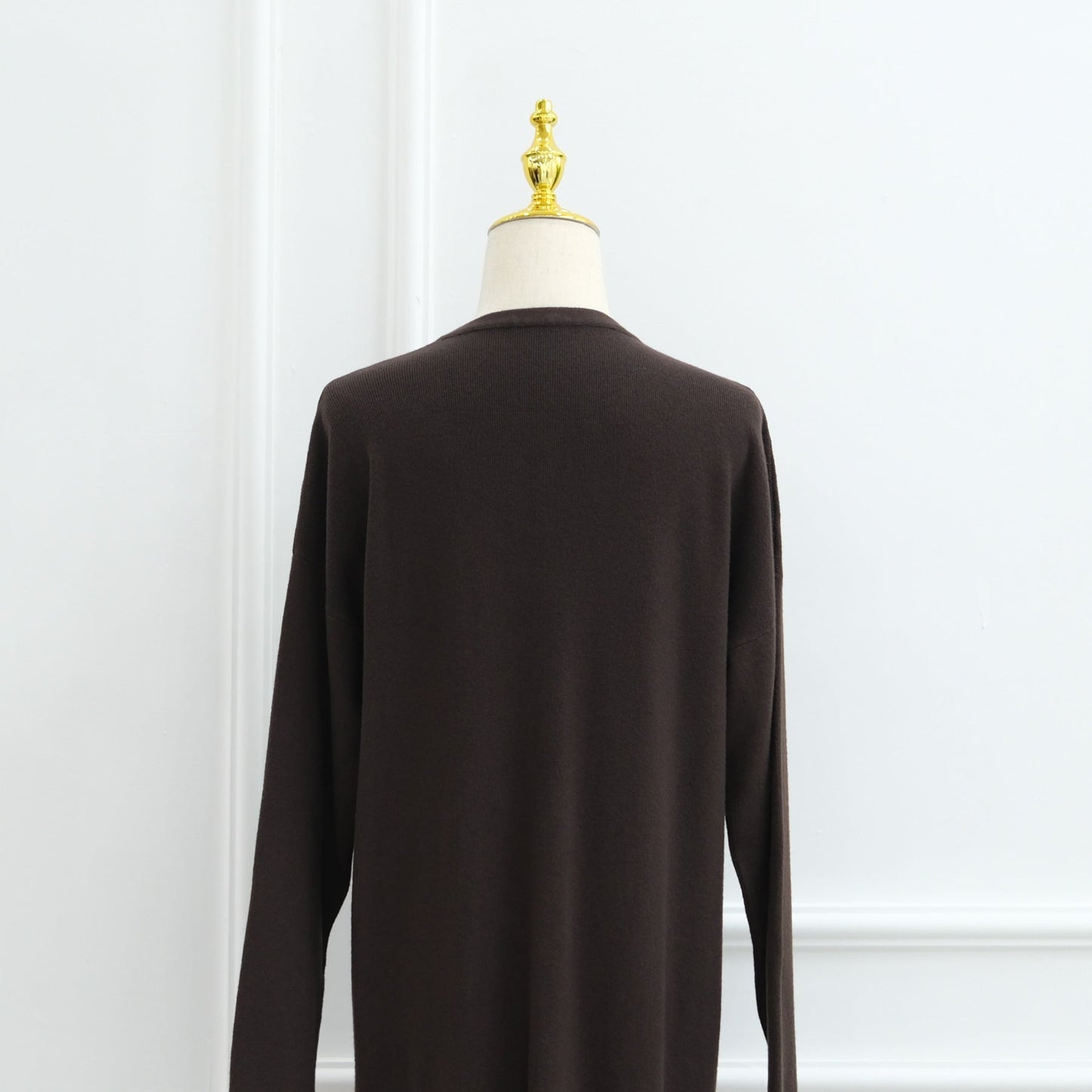 HA6598 Autumn and Winter Knitted Dress, Long Solid Color (headscarf Not Included)