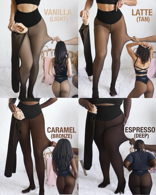 HA6675 Wool-lined fleece-lined tights