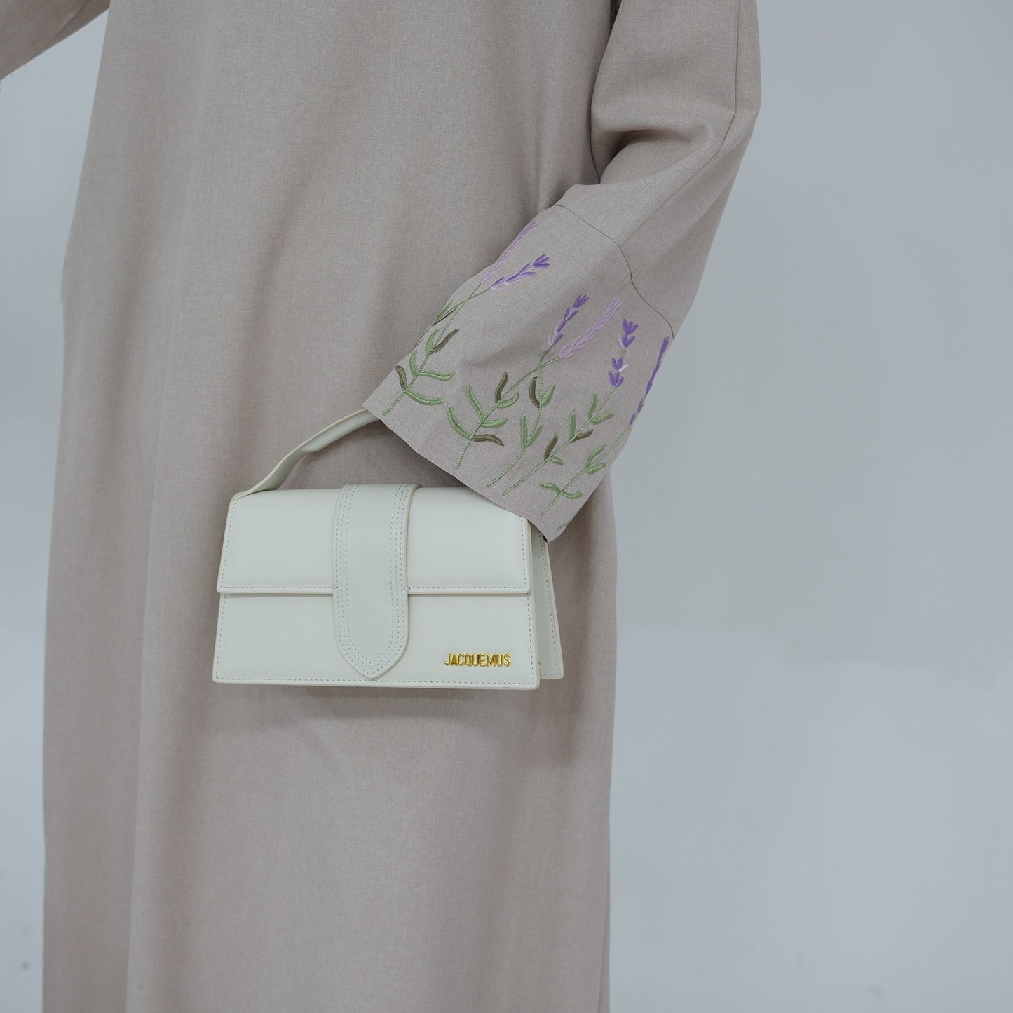 HAYA HAYA1090 Flower Embroidery Elegant Dress