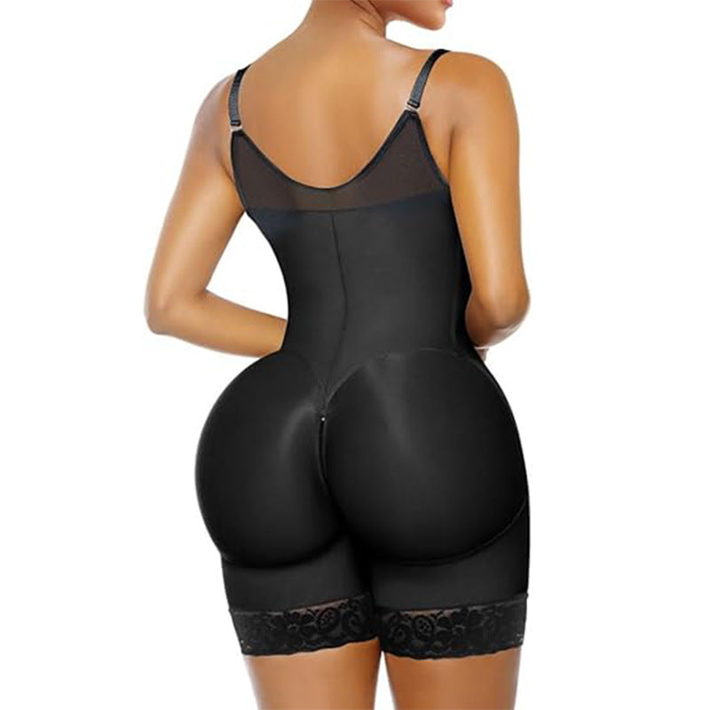 HA6674  One-piece zippered shapewear (with integrated bra)