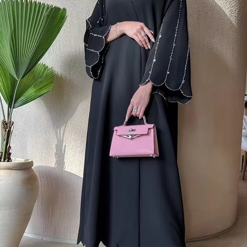 HA6626 Hand-beaded long cardigan