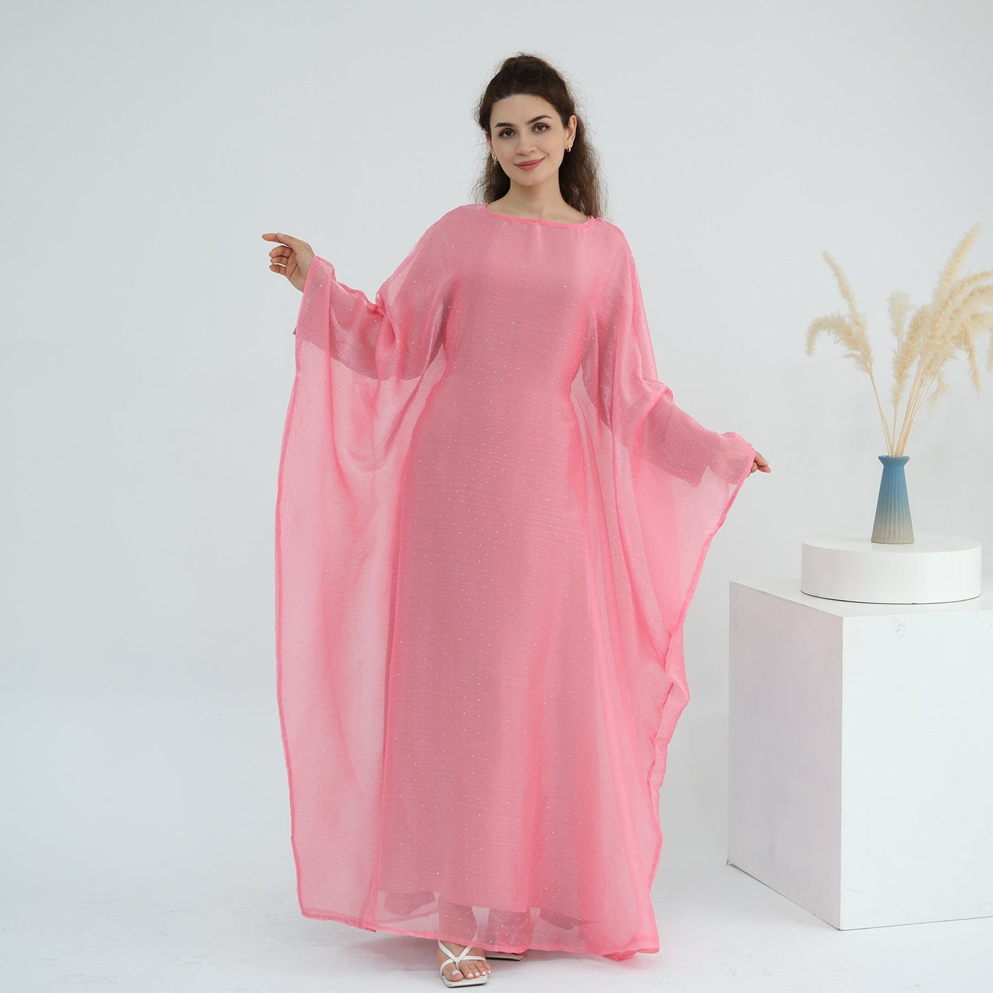 HA6619 Hot diamond long dress (with optional inner suit)