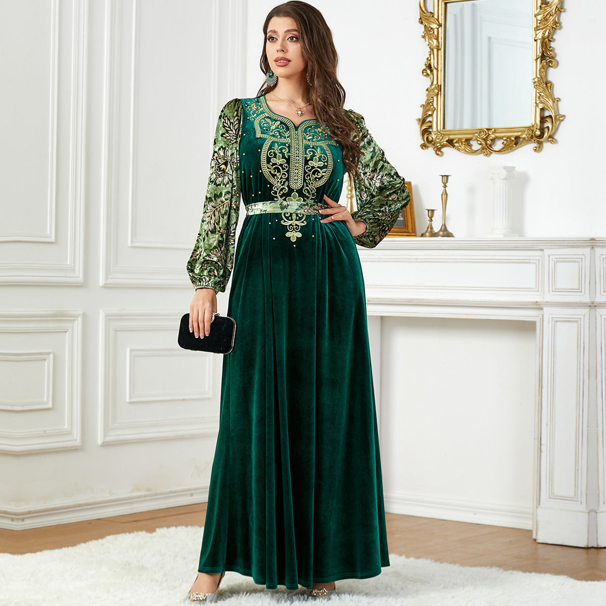 HAYA HAYA1021 Dress Elegant Long Skirt