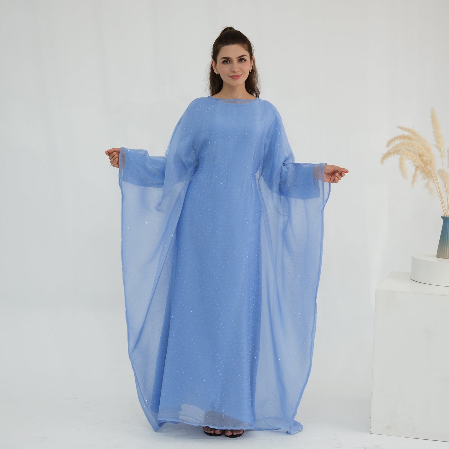 HA6619 Hot diamond long dress (with optional inner suit)