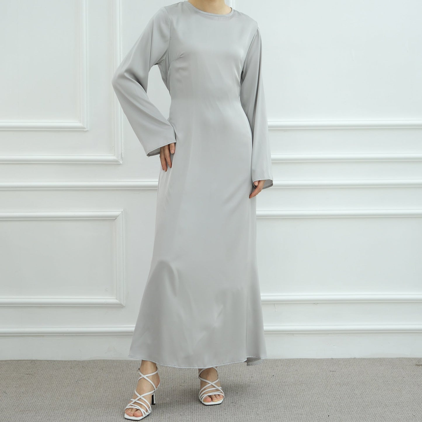 HA6628 Multi-color Simple Solid Color Robe Inner Wear