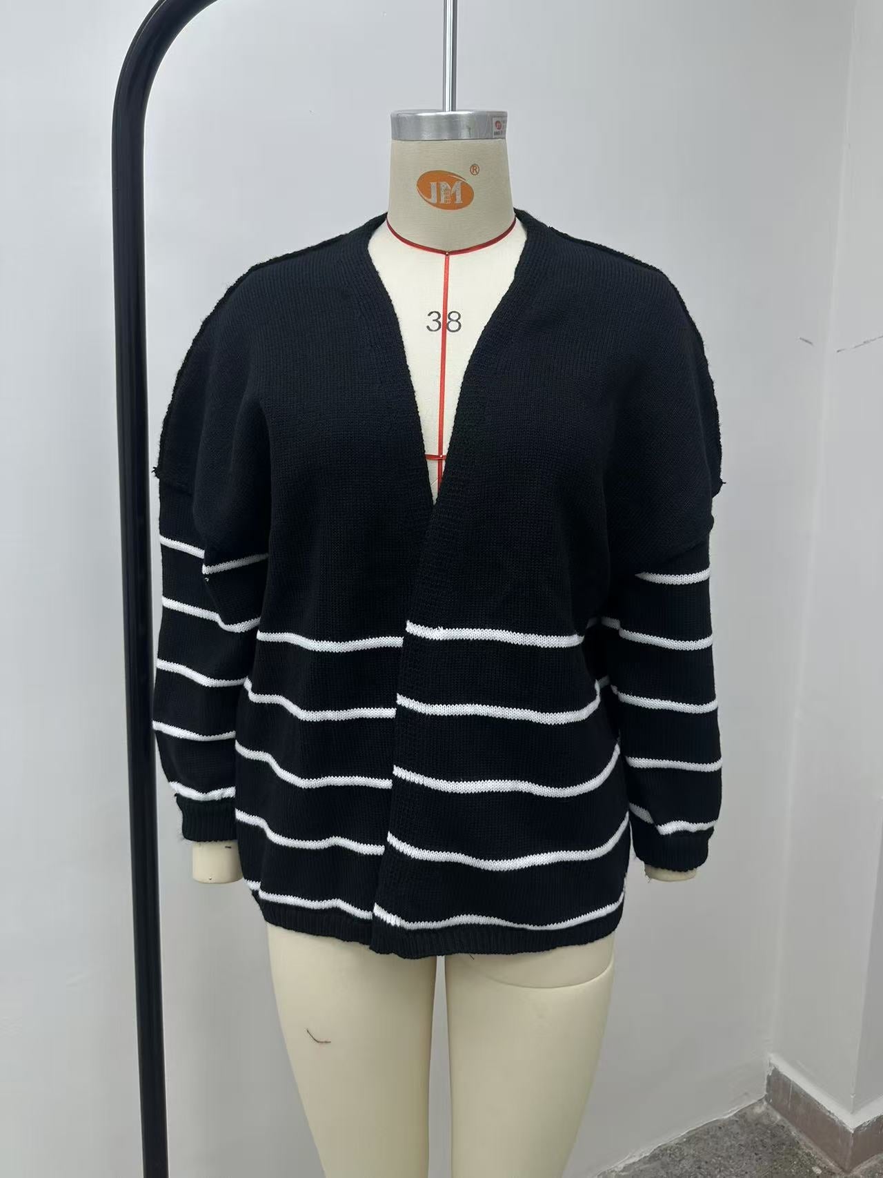 HA6673 Knitted Top Casual Loose-fitting Cardigan