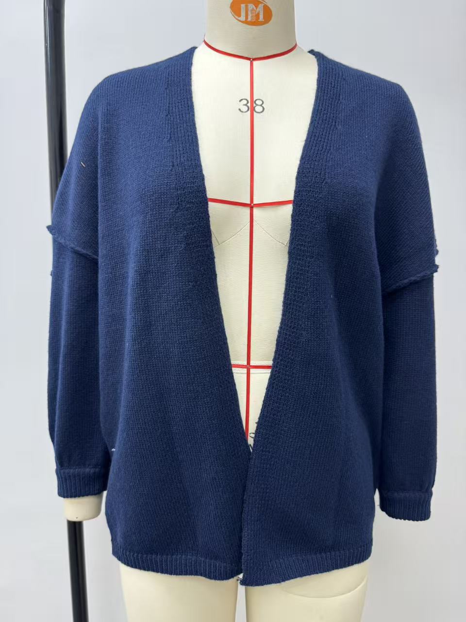 HA6673 Knitted Top Casual Loose-fitting Cardigan