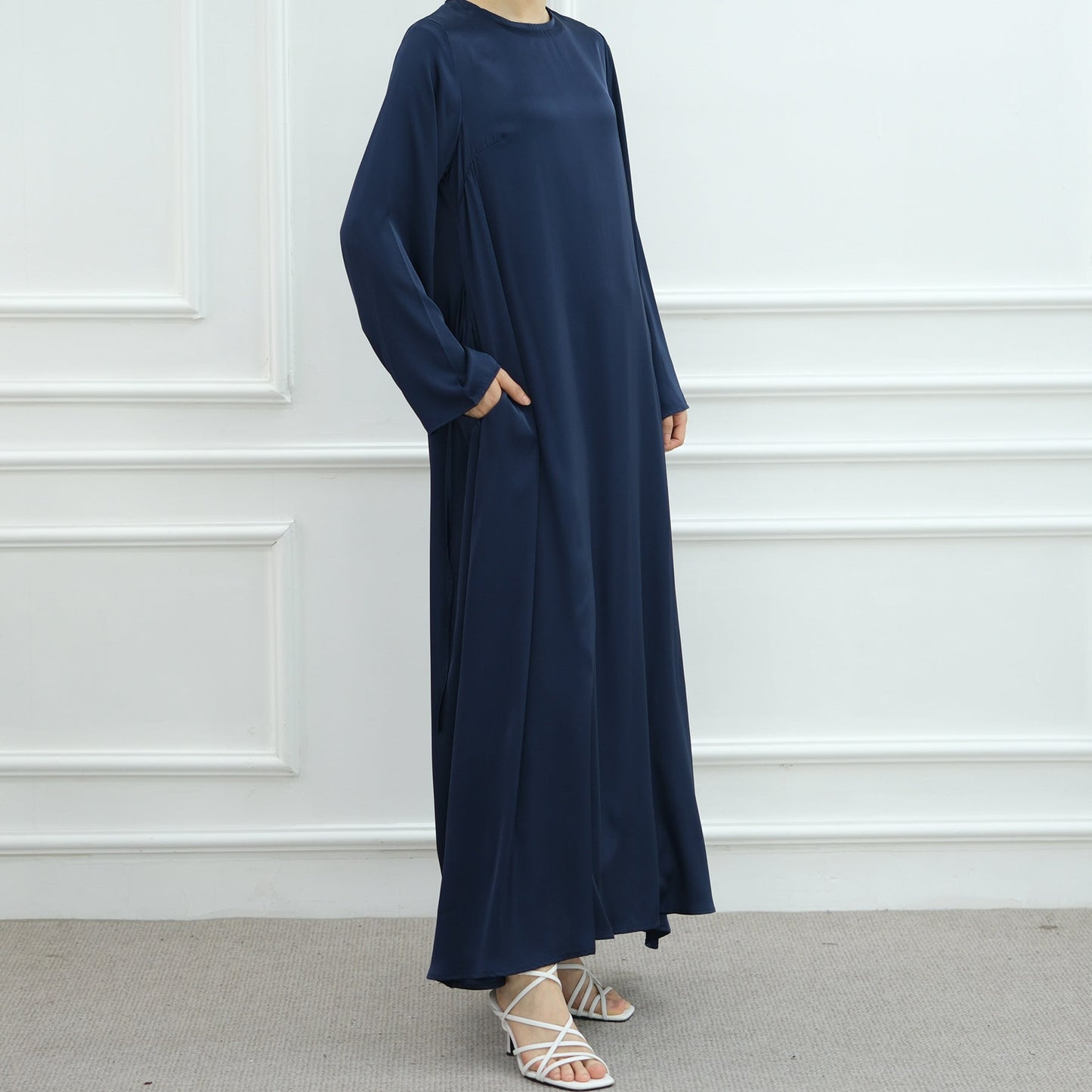 HA6628 Multi-color Simple Solid Color Robe Inner Wear