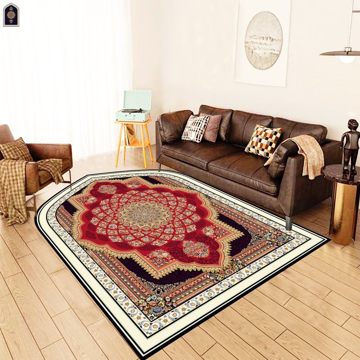 HAYA HA1158 Worship Carpet Kneeling Mat Worship Carpet Prayer Floor Mat