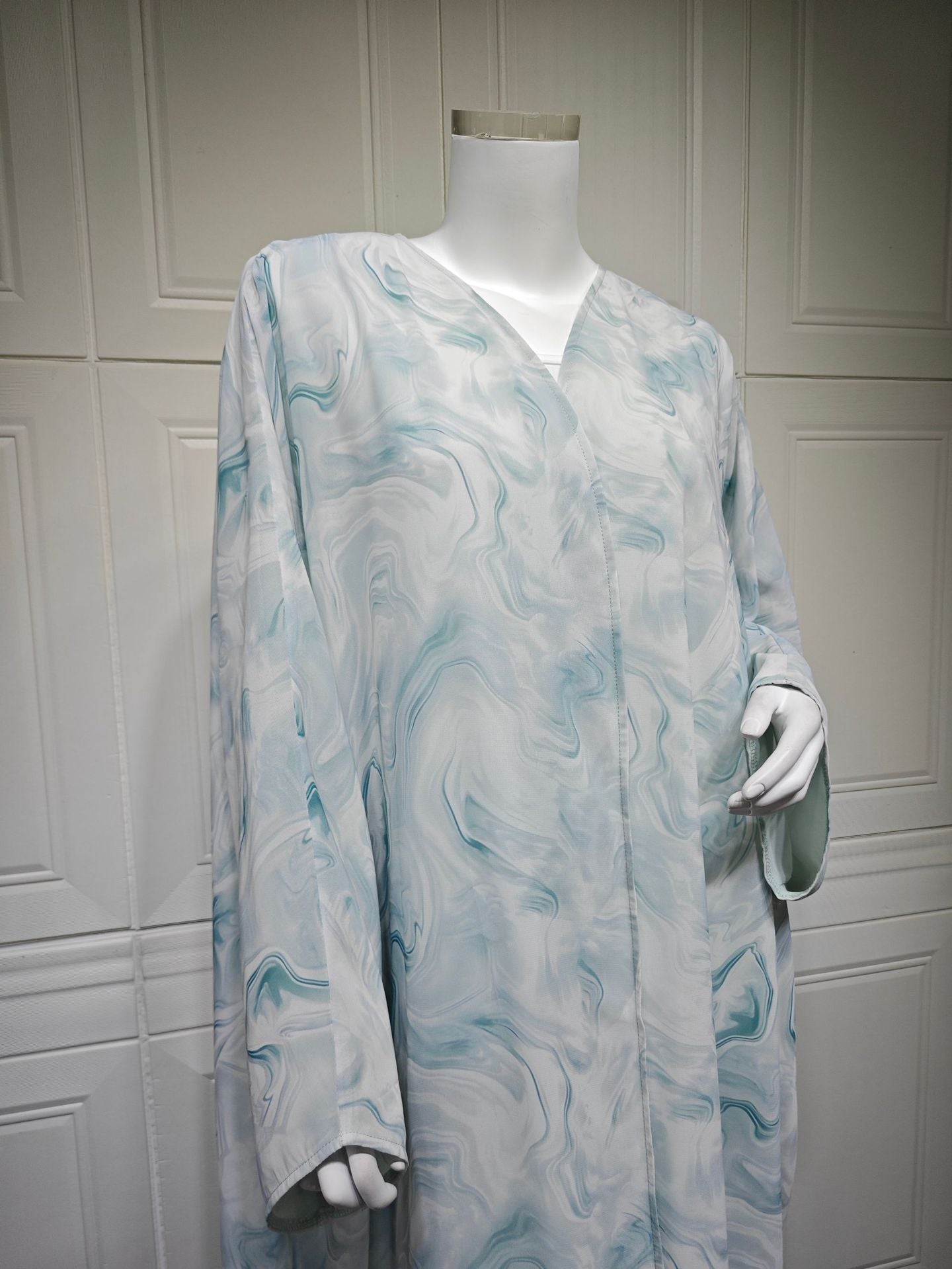 HA6635 Abaya chiffon printed two-piece set (including headscarf)