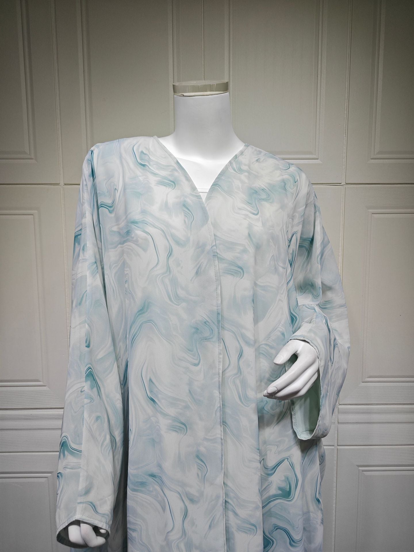 HA6635 Abaya chiffon printed two-piece set (including headscarf)