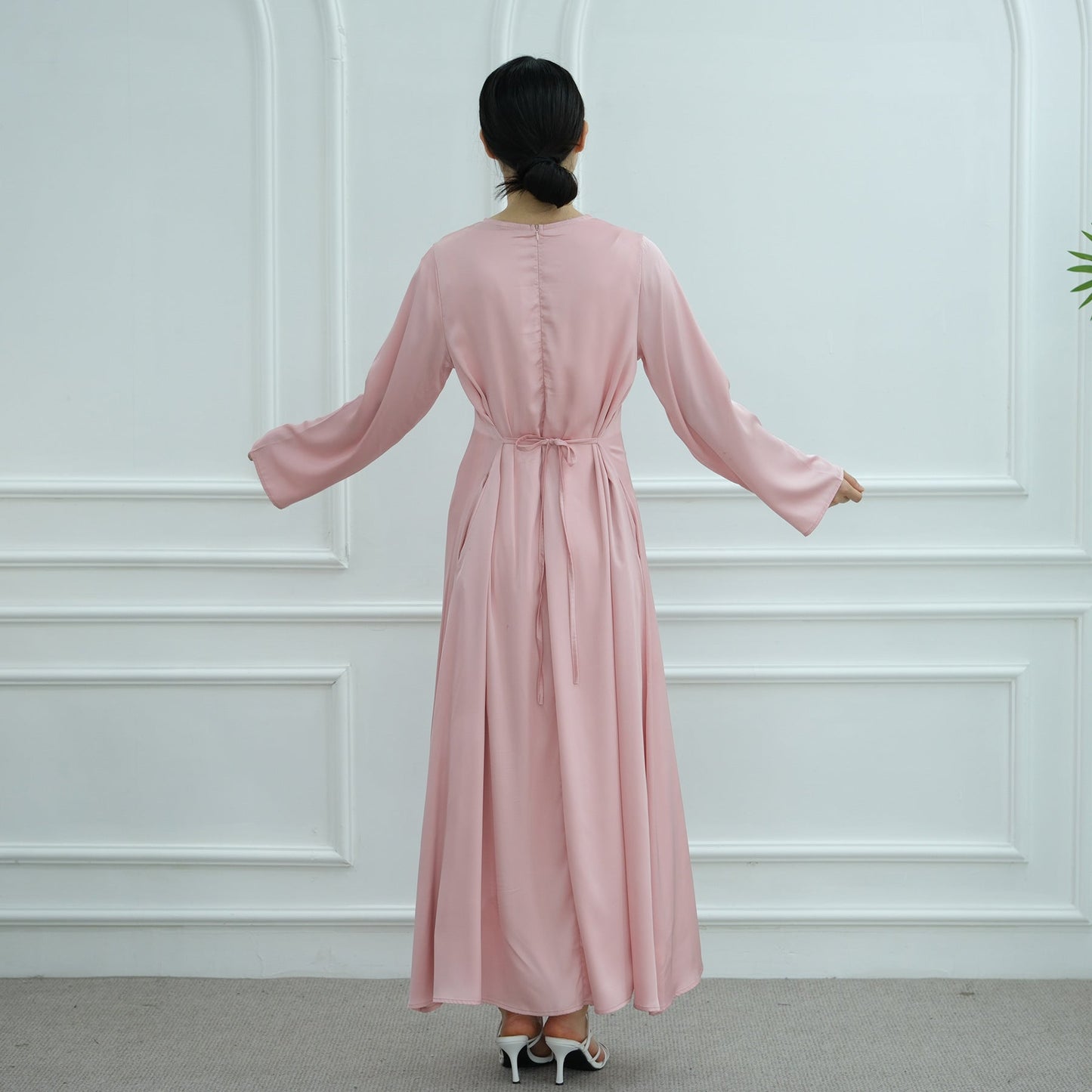 HA6628 Multi-color Simple Solid Color Robe Inner Wear