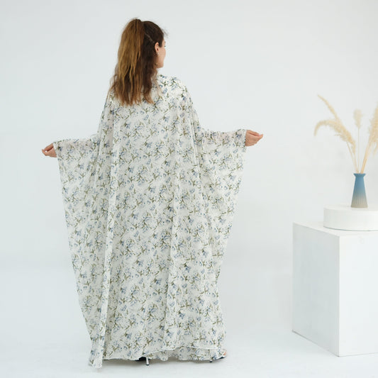HA6580 Printed cardigan and skirt two-piece set