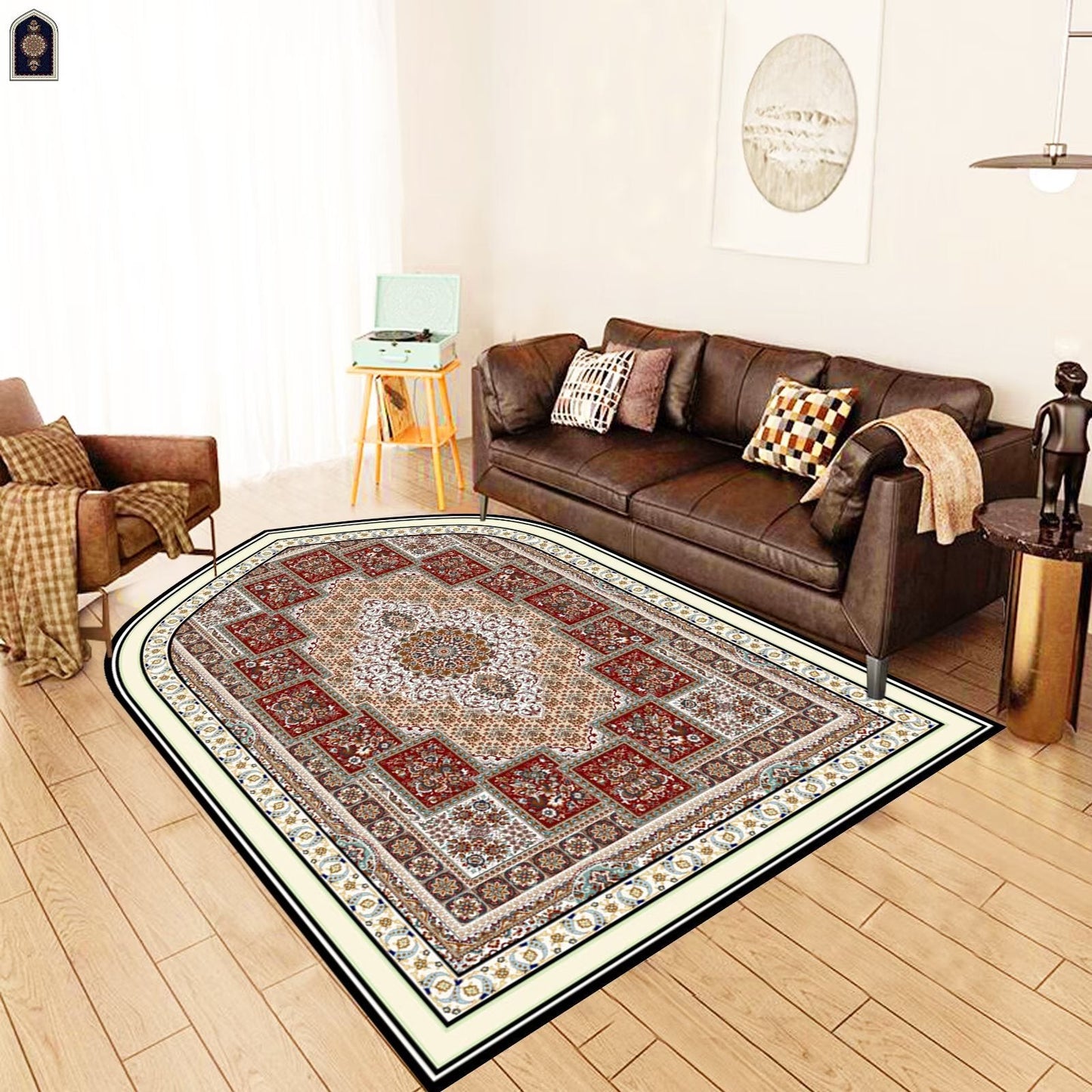 HAYA HA1158 Worship Carpet Kneeling Mat Worship Carpet Prayer Floor Mat