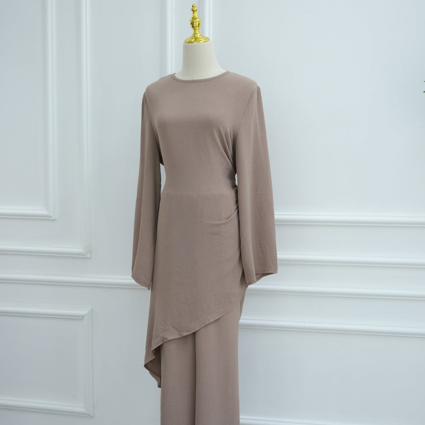 HA6606 Asymmetrical two-piece tunic (with optional headscarf)