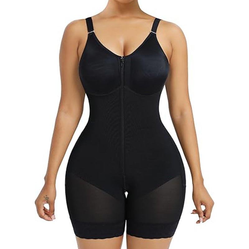 HA6674  One-piece zippered shapewear (with integrated bra)