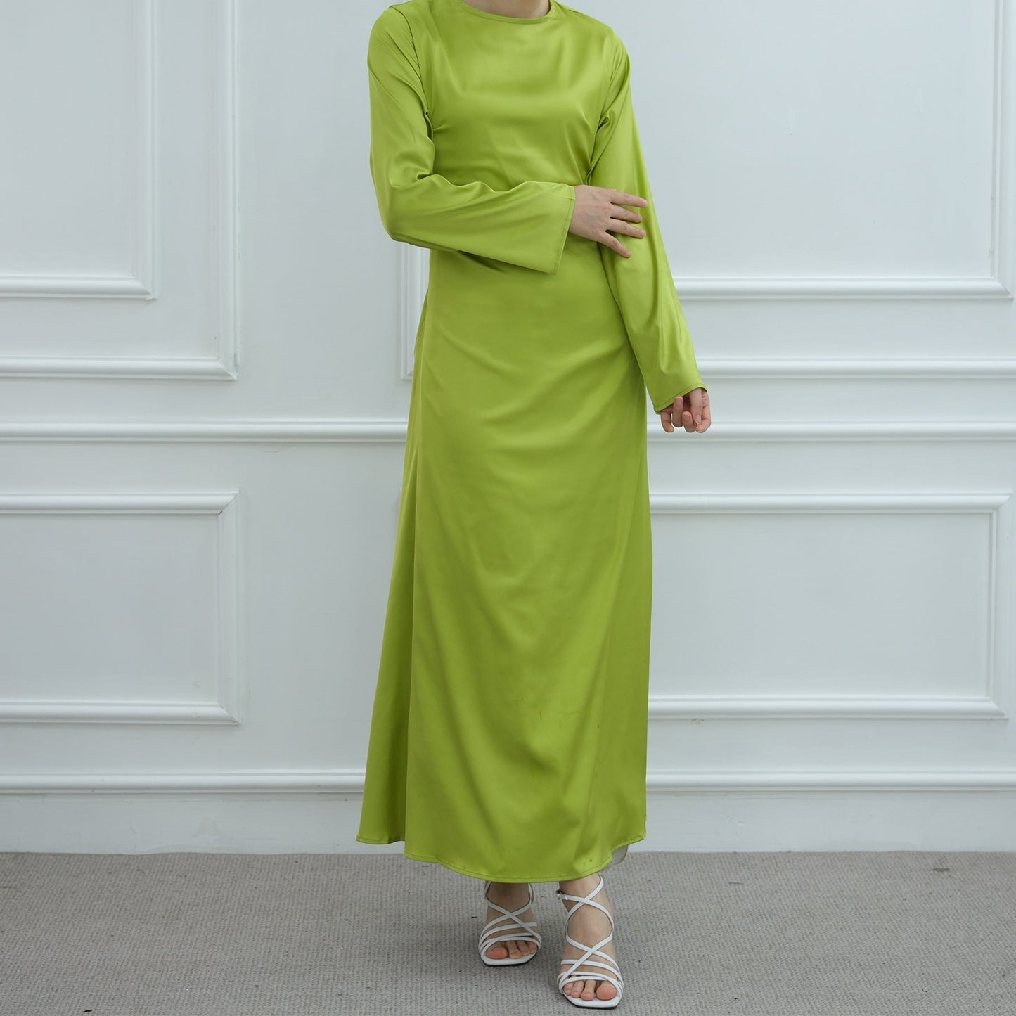 HA6628 Multi-color Simple Solid Color Robe Inner Wear
