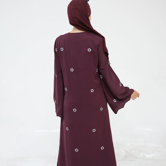 HA6612 All-over Embroidered Cardigan Two-piece Set