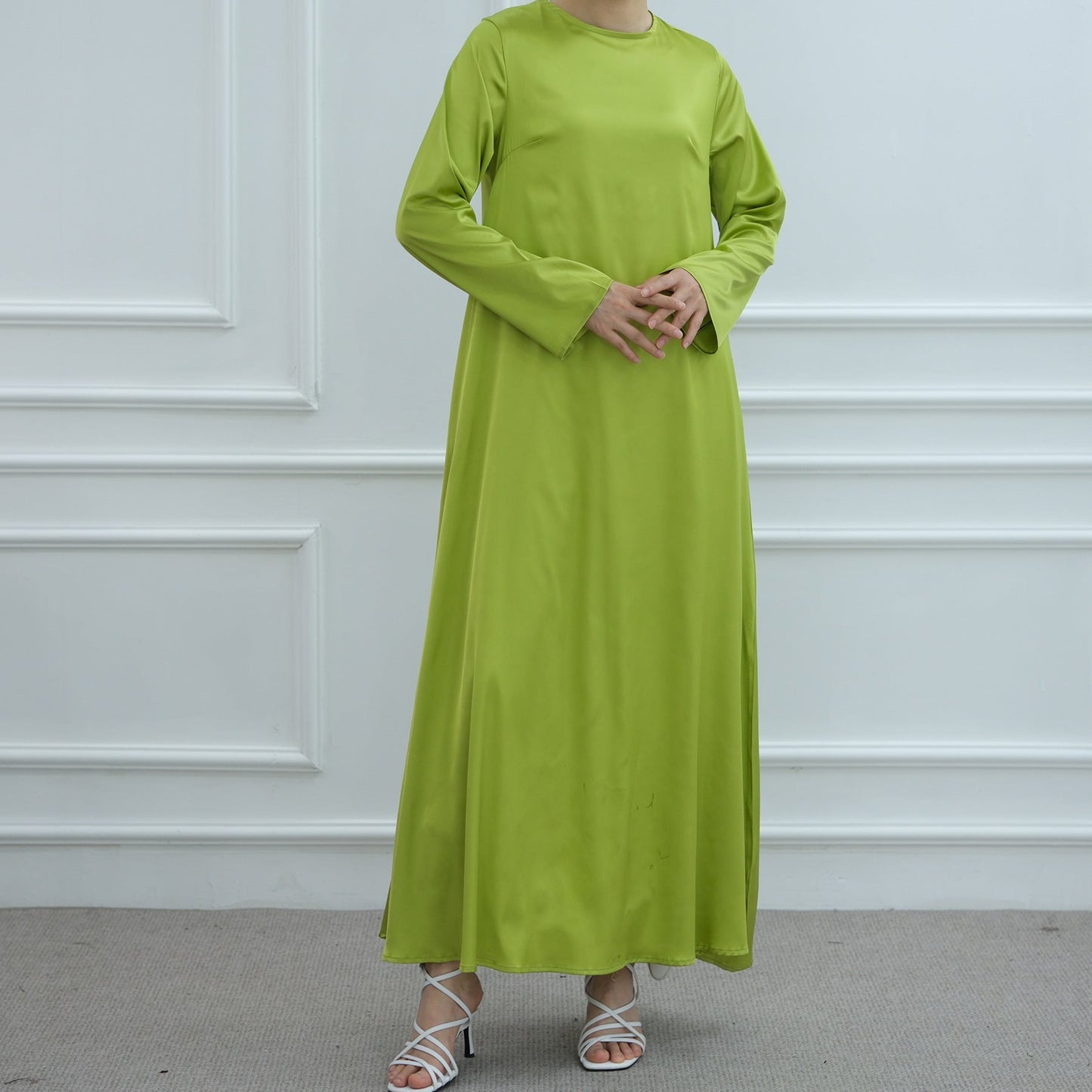 HA6628 Multi-color Simple Solid Color Robe Inner Wear