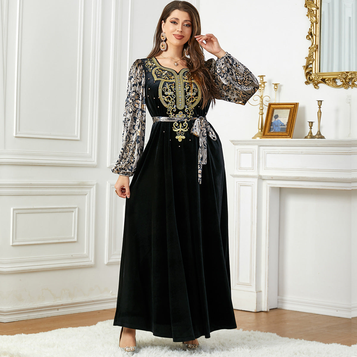 HAYA HAYA1021 Dress Elegant Long Skirt