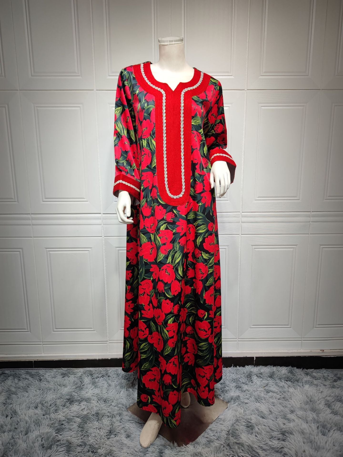 HAYA HAYA1072 Fashion New Product Hot Diamond Printed Dress