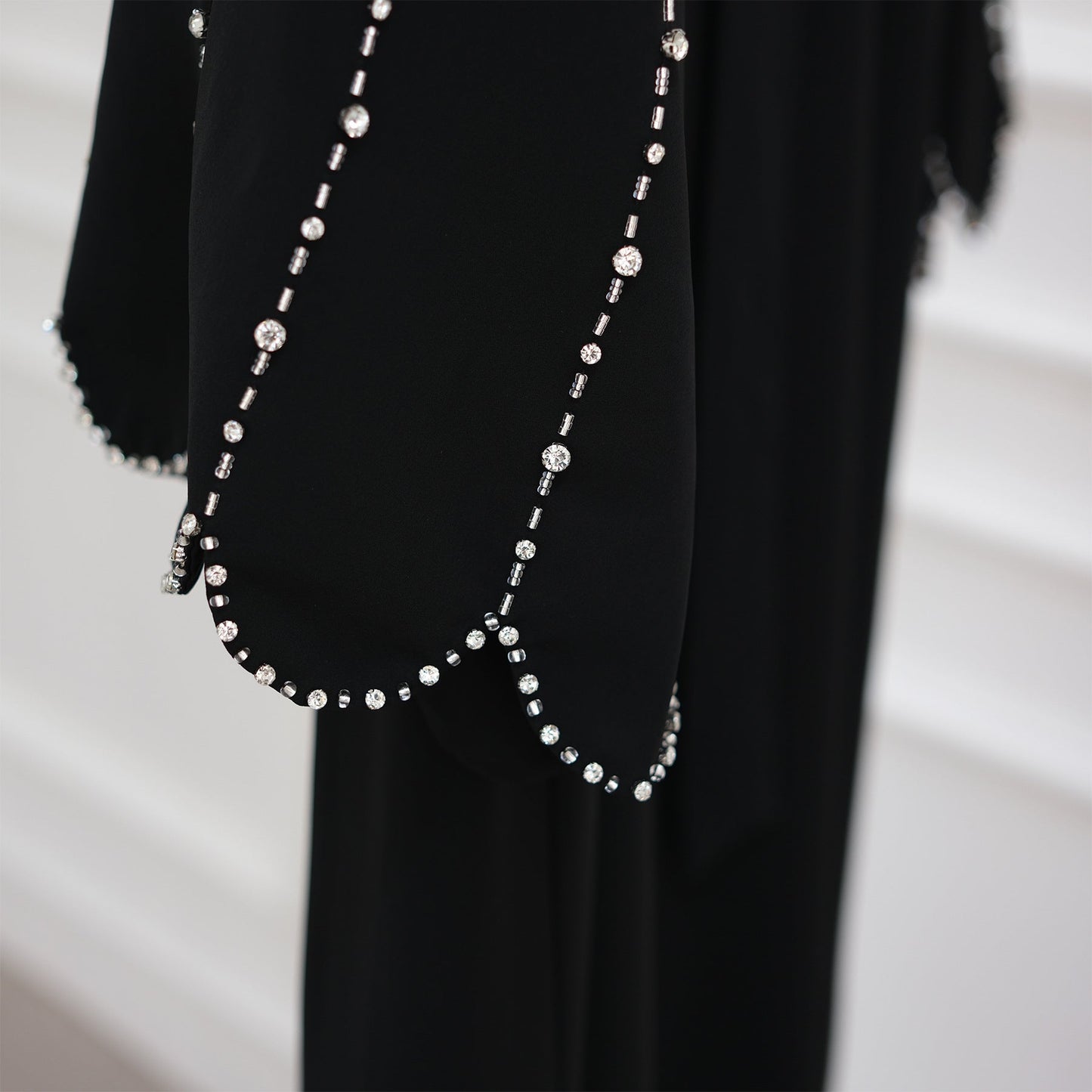 HA6626 Hand-beaded long cardigan