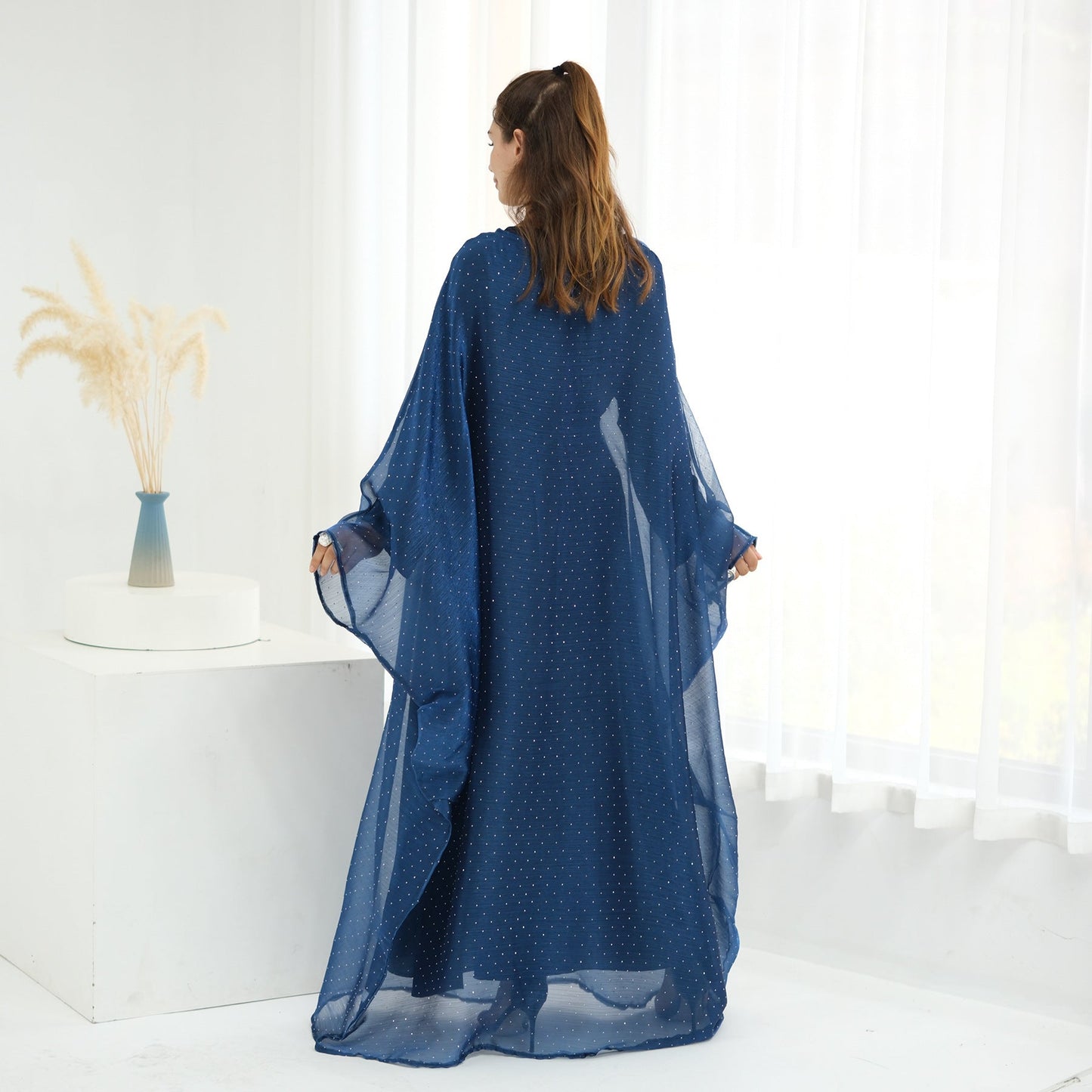 HA6619 Hot diamond long dress (with optional inner suit)