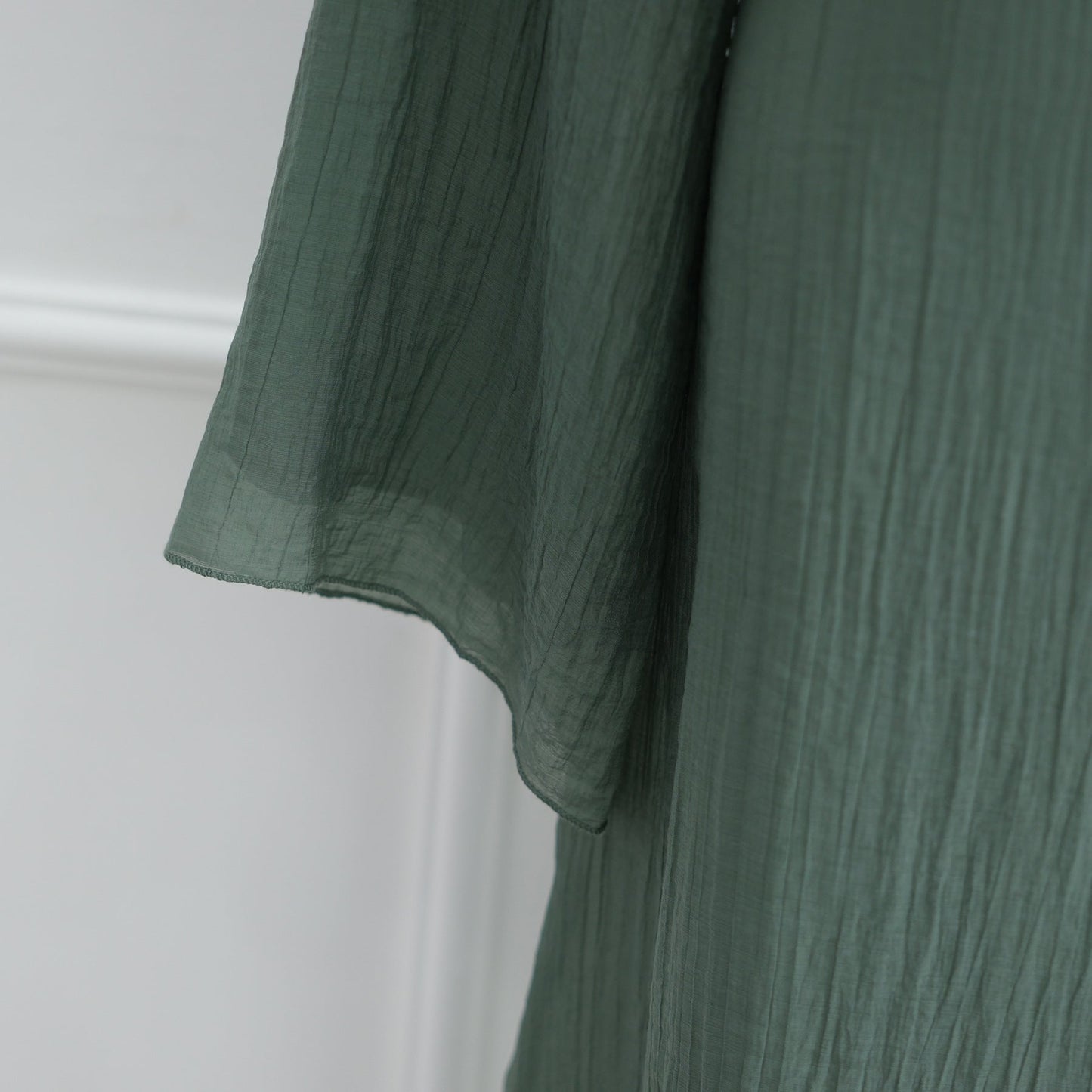 HA6629 Design Solid Color Double Layer Dress