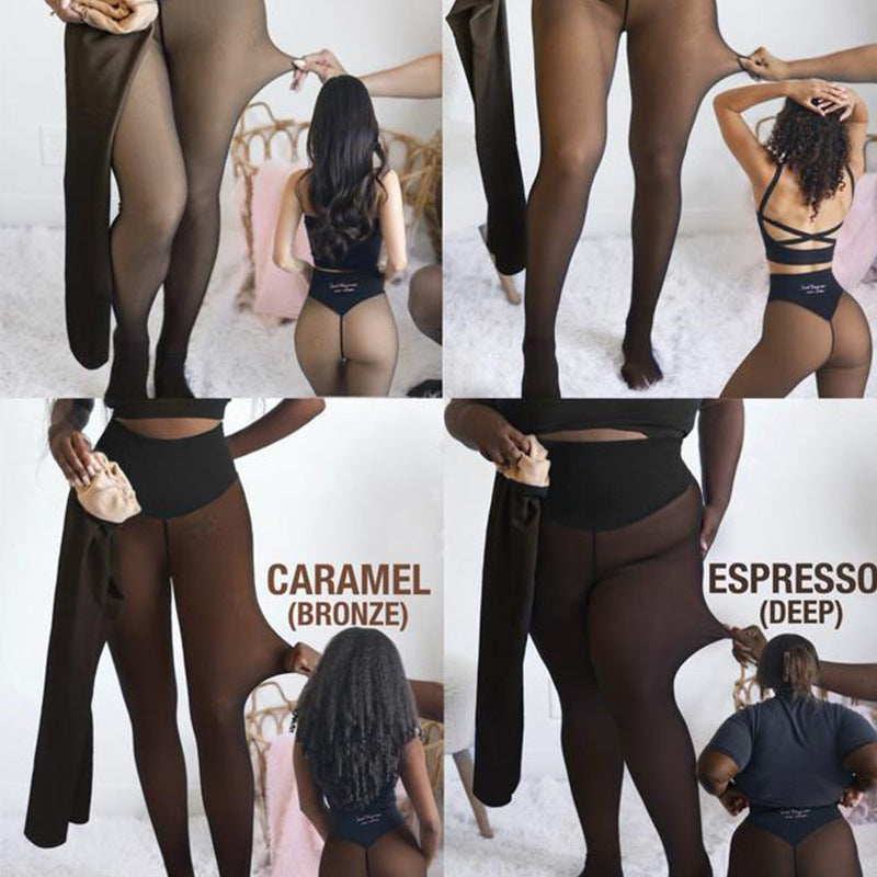 HA6675 Wool-lined fleece-lined tights