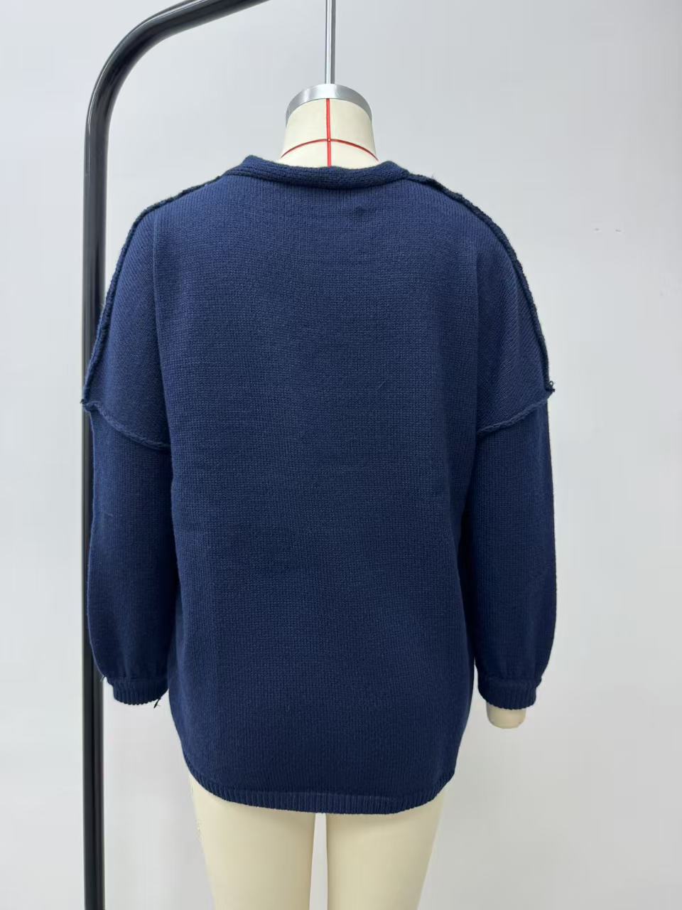 HA6673 Knitted Top Casual Loose-fitting Cardigan