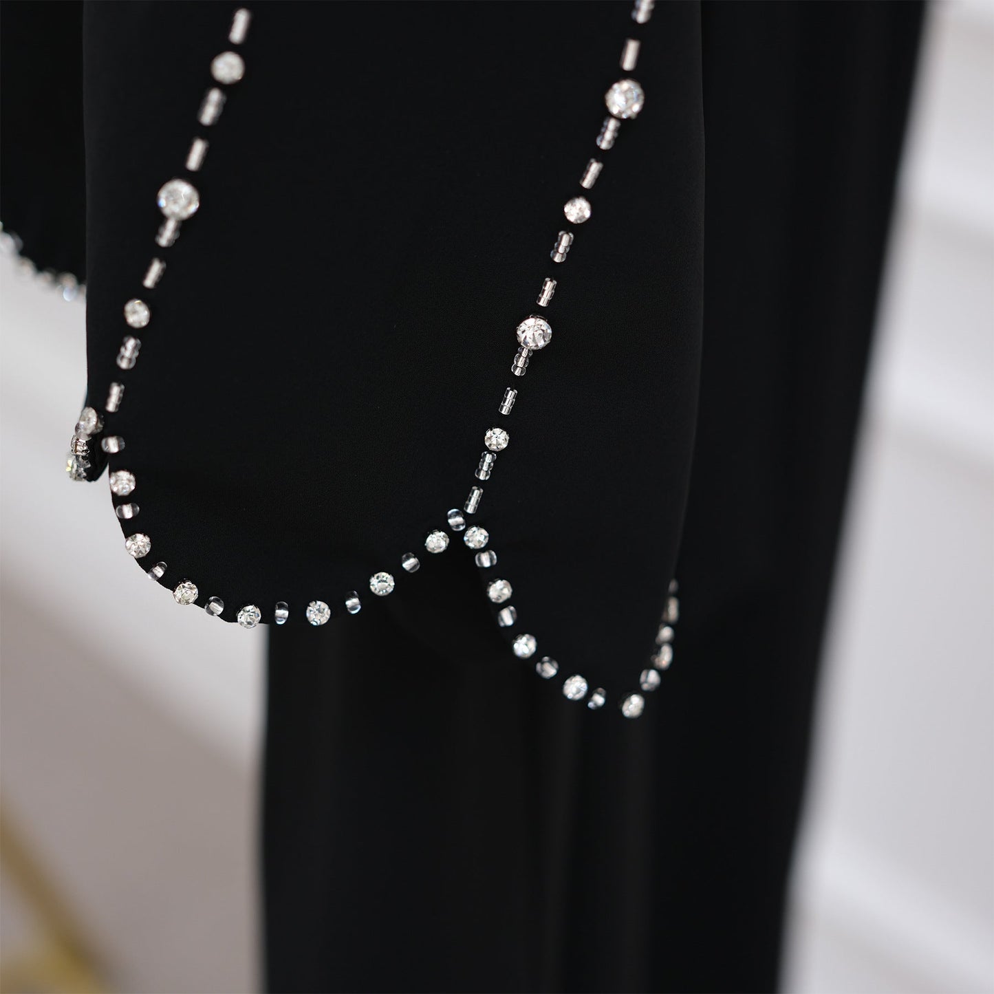 HA6626 Hand-beaded long cardigan