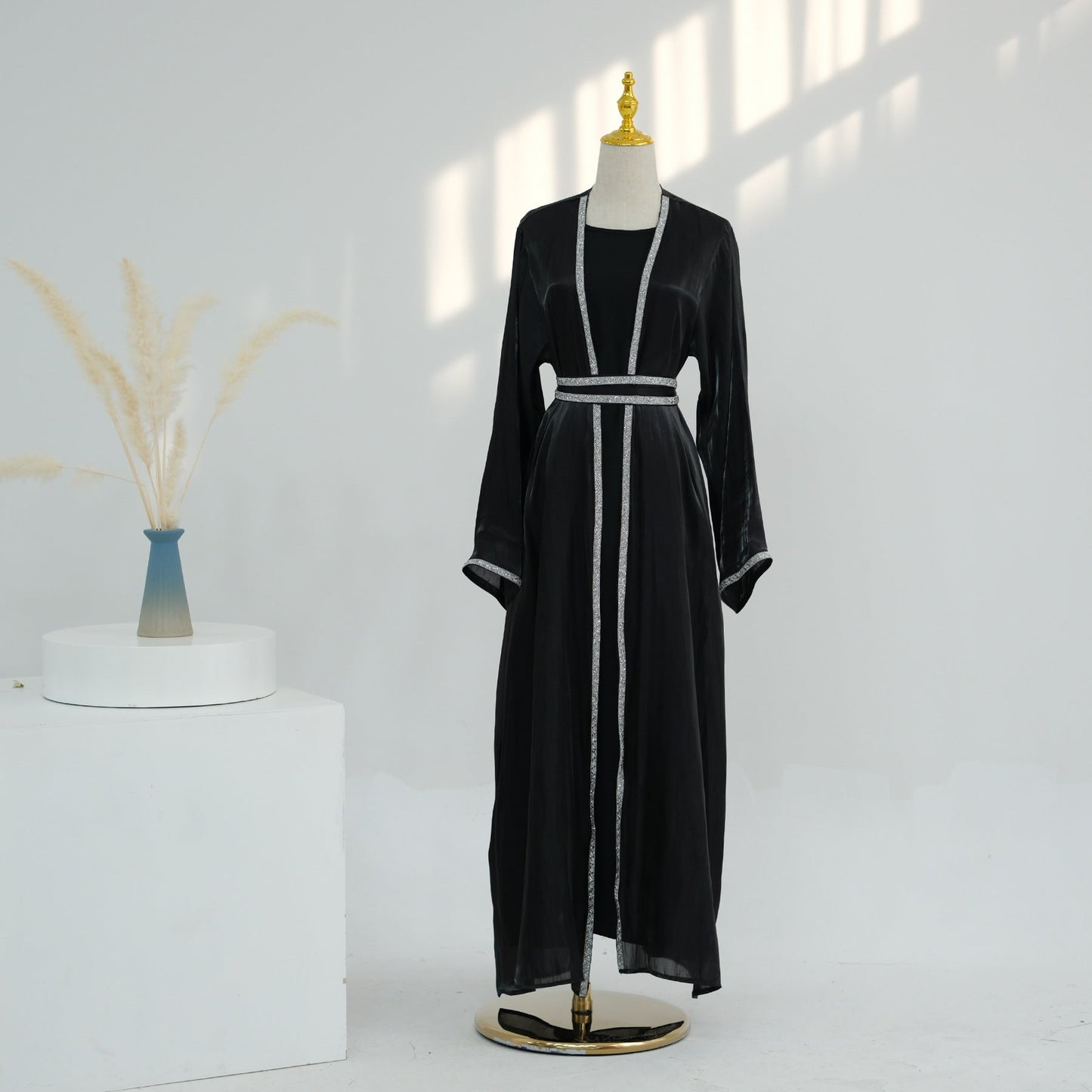 HAYA HA1184 2pcs Set Cardigan+Inner Dress